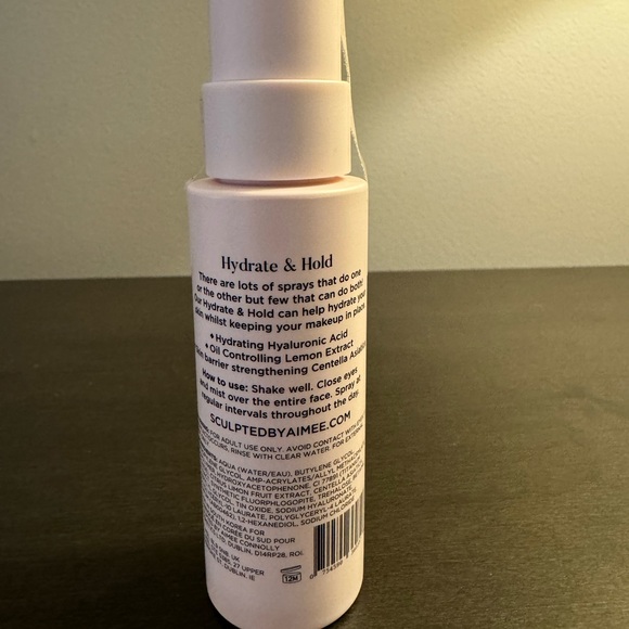 Sculpted By Aimee Hydra & Hold Setting Spray 1.7 oz 50 ml Full Size NEW - Picture 2 of 2